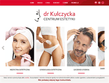 Tablet Screenshot of kulczycka.pl